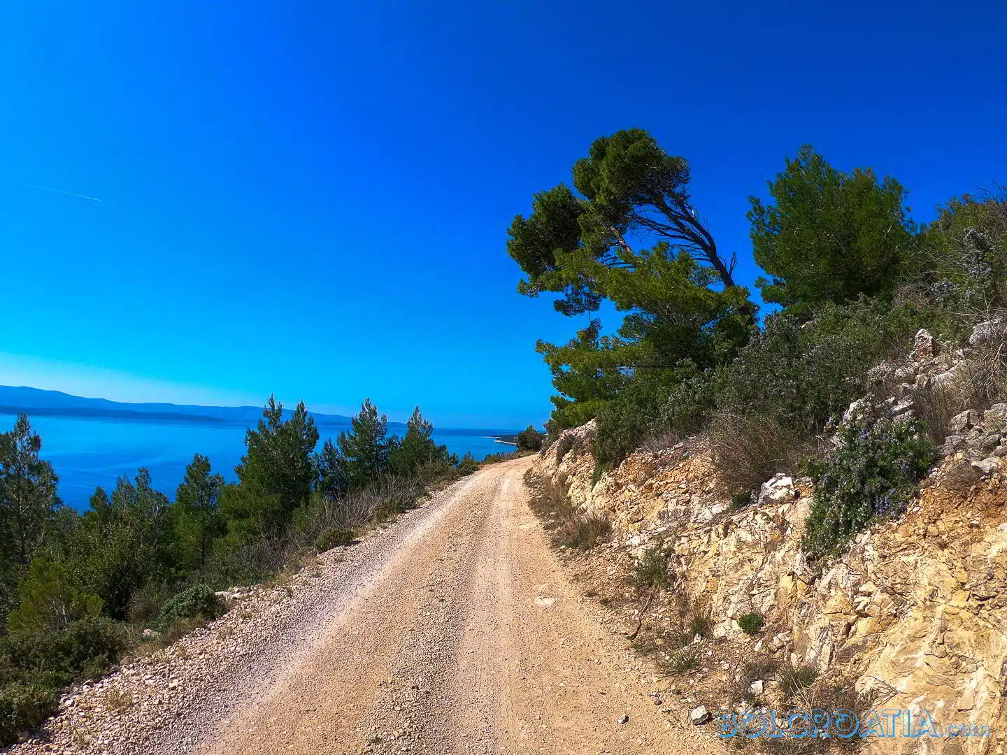 The mountain biking or hiking trail east of bol Hiking trail east of bol 02